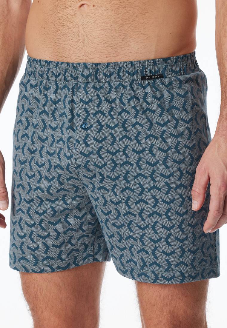 Schiesser Boxershorts 2er-Pack Jersey uni gemustert - Boxershorts Multipacks JETZT KAUFEN