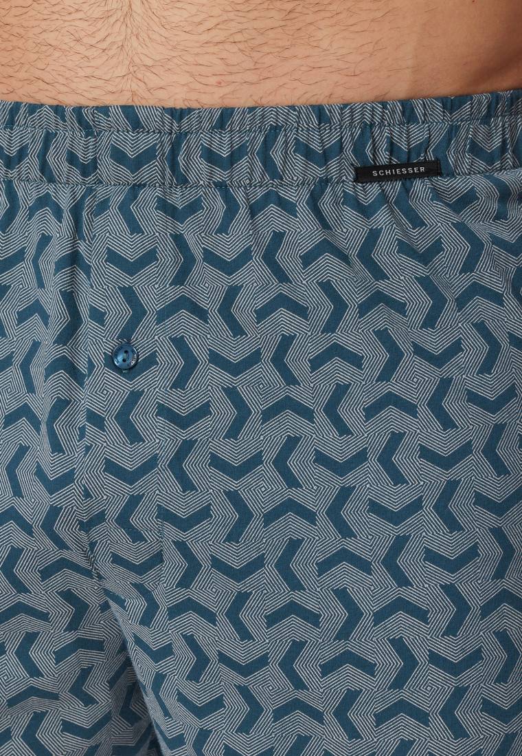Schiesser Boxershorts 2er-Pack Jersey uni gemustert - Boxershorts Multipacks JETZT KAUFEN