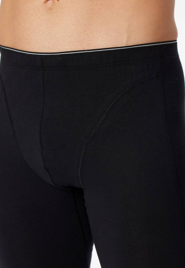 Schiesser Unterhose Organic Cotton elastisch schwarz - 95/5 50% Rabatt für begrenzte Zeit