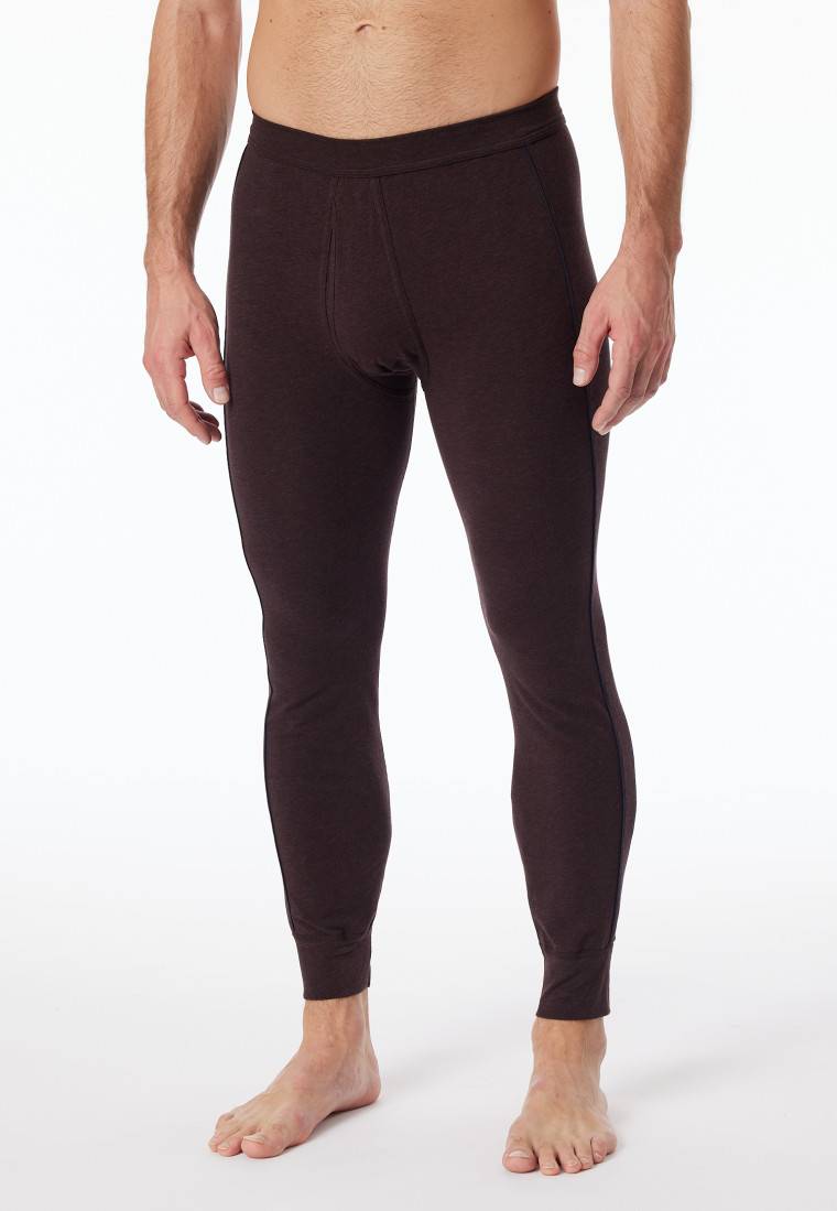 Schiesser Hose lang braun-meliert - Comfort Fit Rabatte dieses Monats