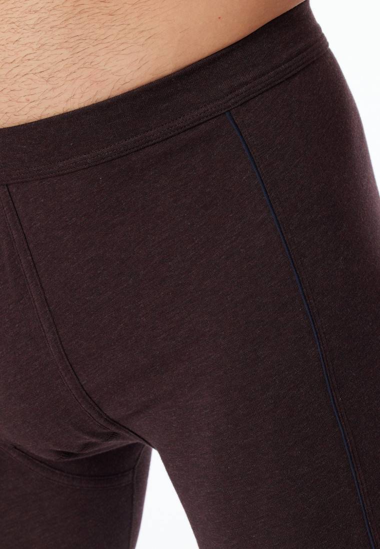 Schiesser Hose lang braun-meliert - Comfort Fit Rabatte dieses Monats