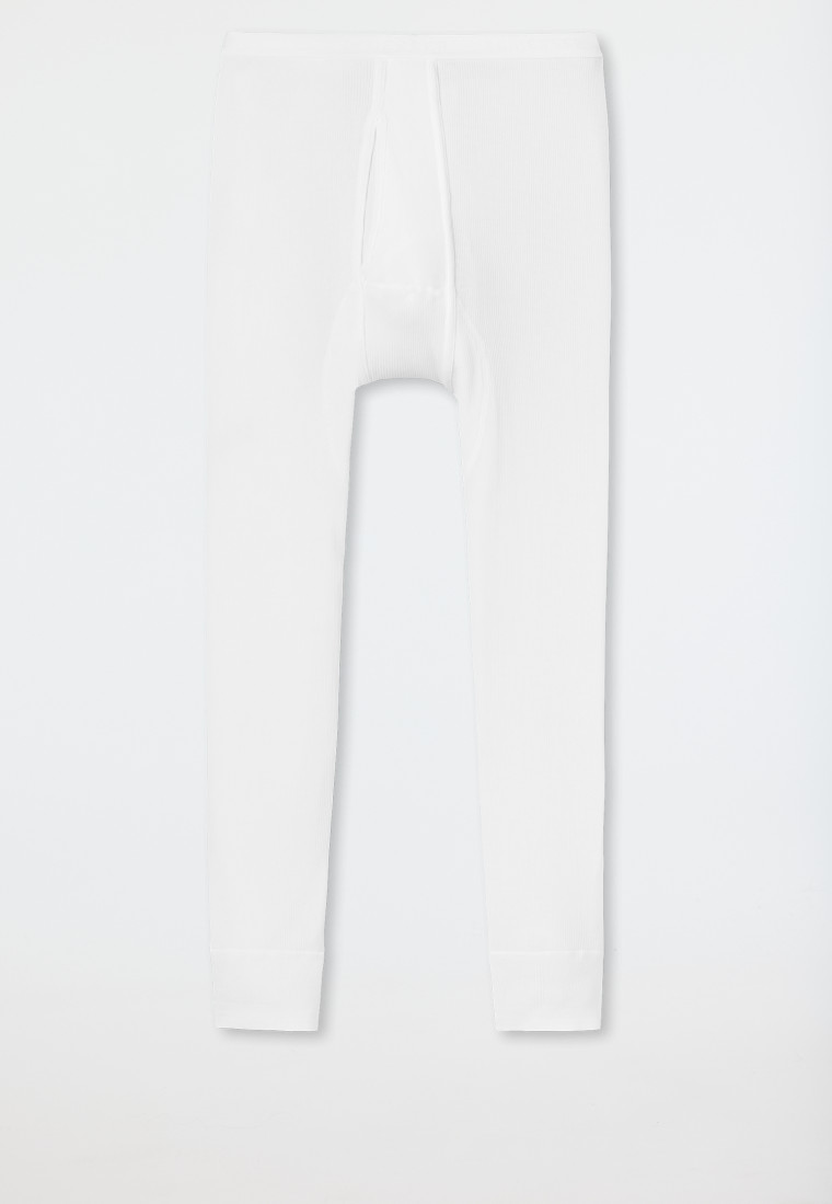 Schiesser Unterhose 3/4-lang mit Eingriff weiß - Original Doppelripp Angebote