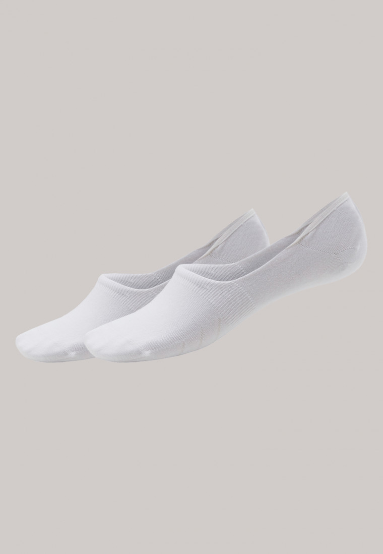 Schiesser Inshoe-Herrensocken 2er-Pack weiss - Long Life Cool