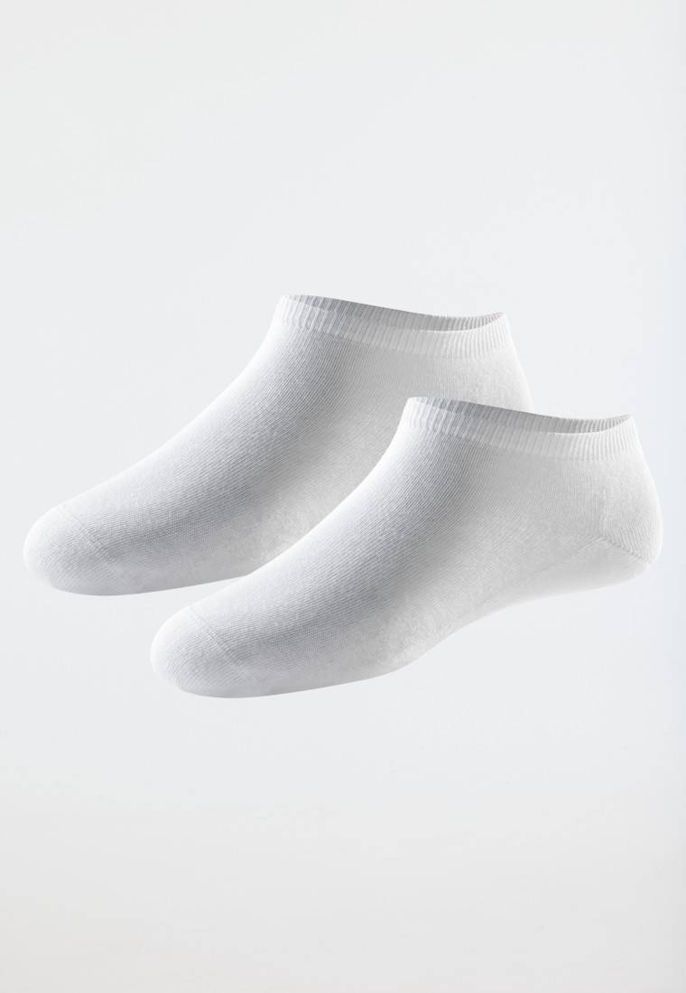 Schiesser Herrensneaker 2er-Pack Organic Cotton weiß - 95/5 VIP-Rabatte