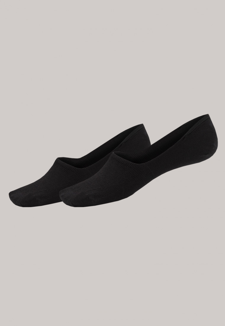 Schiesser Inshoe-Herrensocken 2er-Pack schwarz - Long Life Cool