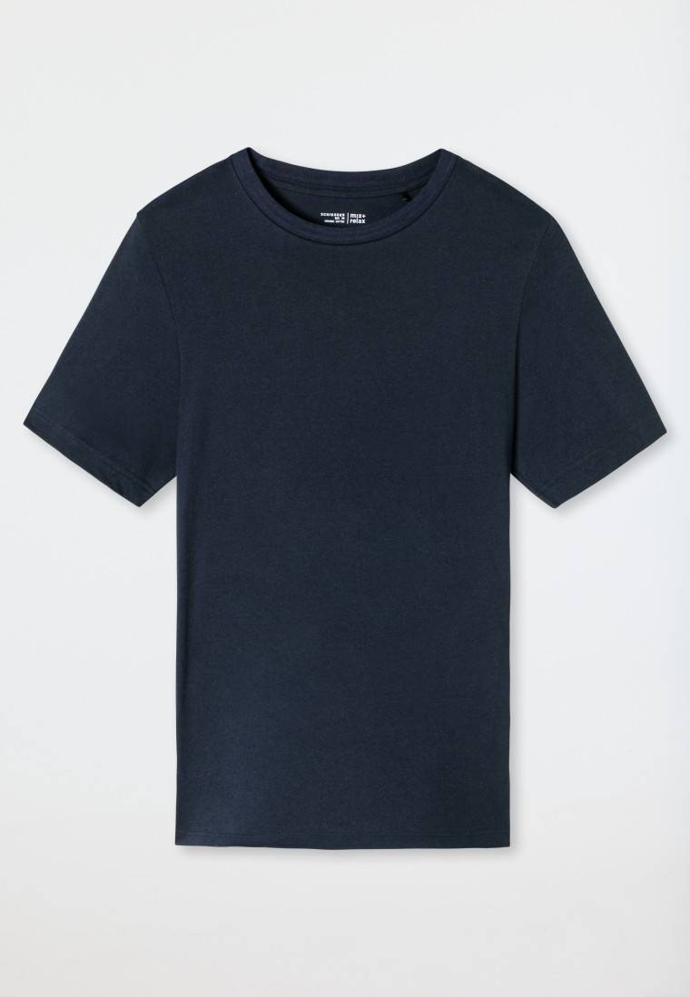 Schiesser Shirt kurzarm nachtblau - Mix+Relax Exklusivangebot