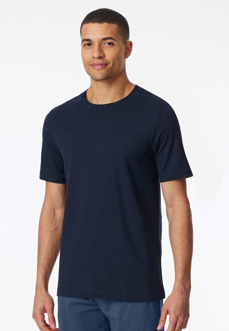 Schiesser Shirt kurzarm nachtblau - Mix+Relax Exklusivangebot