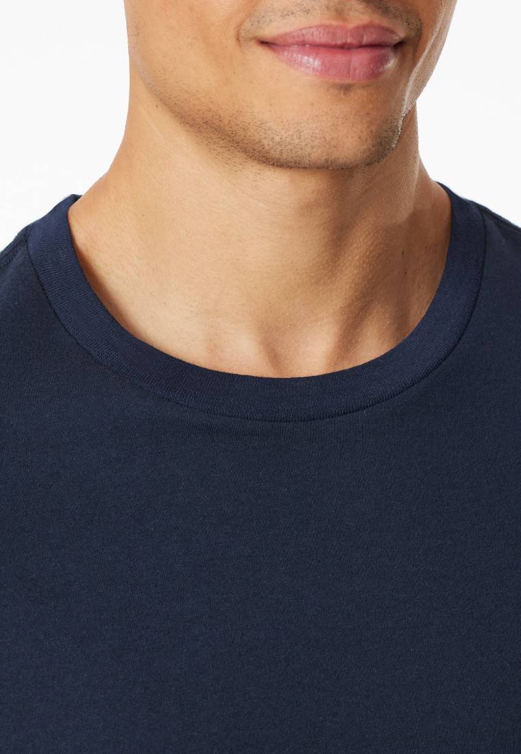 Schiesser Shirt kurzarm nachtblau - Mix+Relax Exklusivangebot
