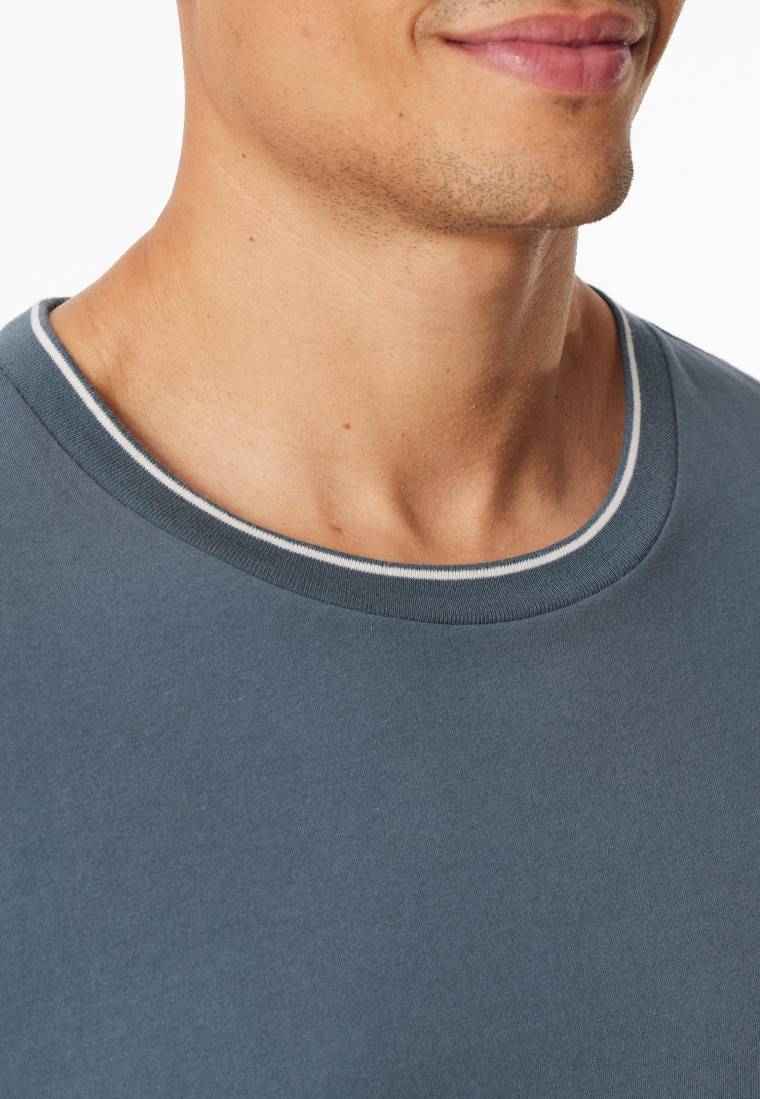 Schiesser Shirt langarm jeansblau - Mix+Relax Osterangebot