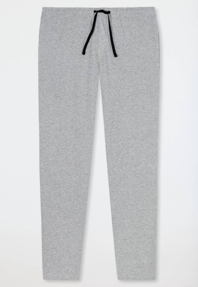 Schiesser Loungehose lang Jersey grau-meliert - Mix+Relax Tiefpreis