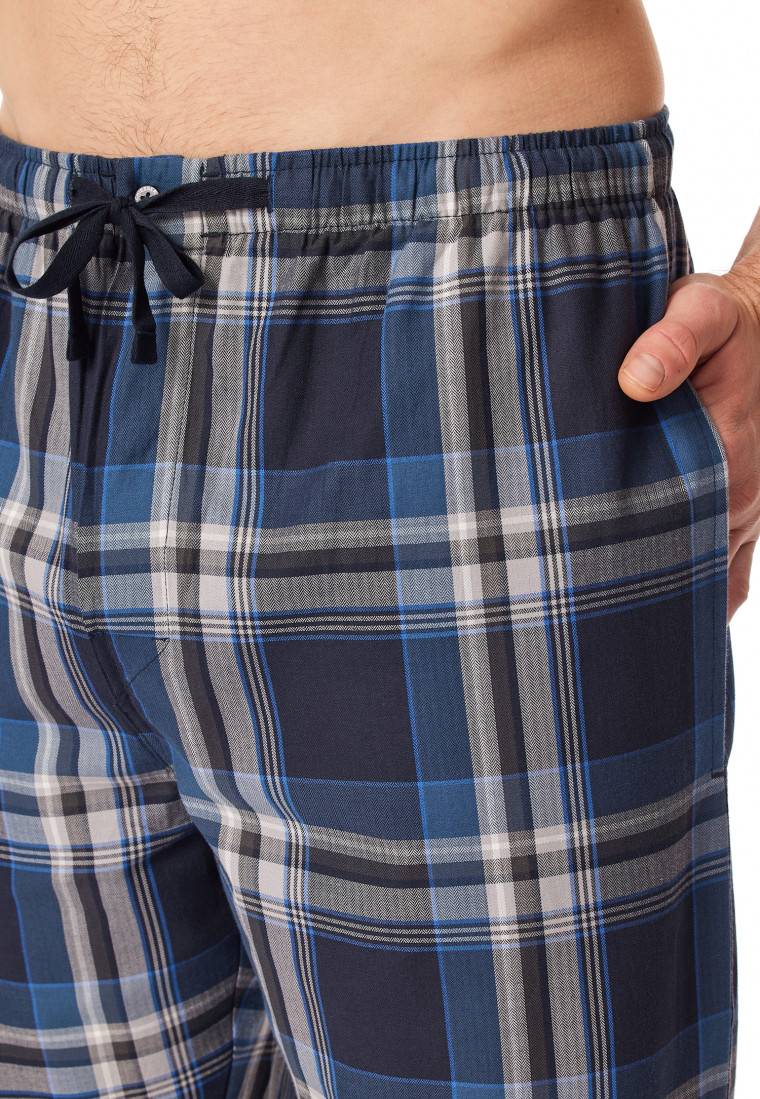 Schiesser Hose lang Webware multicolor kariert - Mix+Relax Nur für heute