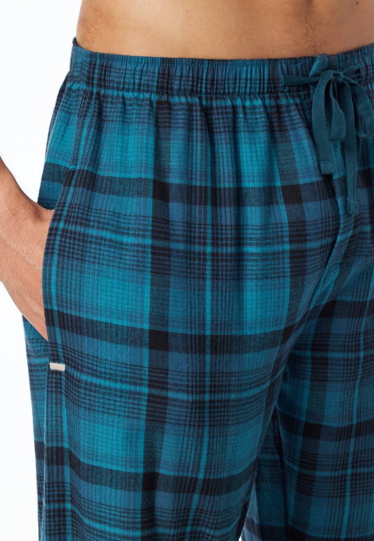 Schiesser Hose lang Flanell Karos multicolor - Mix+Relax Discount Store für neue Produkte