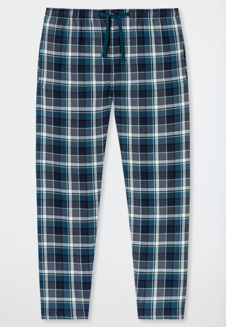 Schiesser Hose lang Flanell Karos multicolor - Mix+Relax Nur noch ein Tag übrig