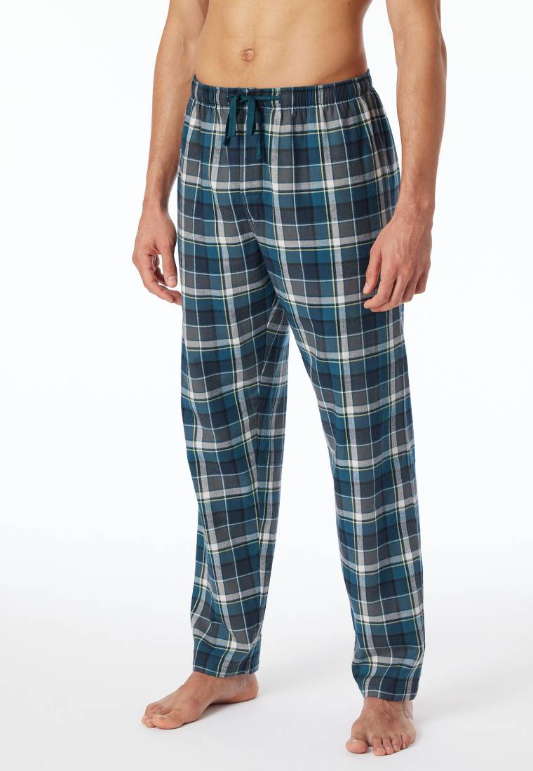 Schiesser Hose lang Flanell Karos multicolor - Mix+Relax Nur noch ein Tag übrig