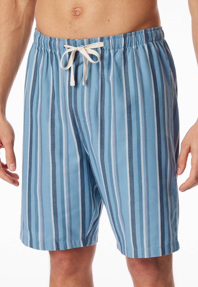Schiesser Bermudashorts Webware Organic Cotton mehrfarbig gestreift - Mix+Relax Günstiger Verkauf