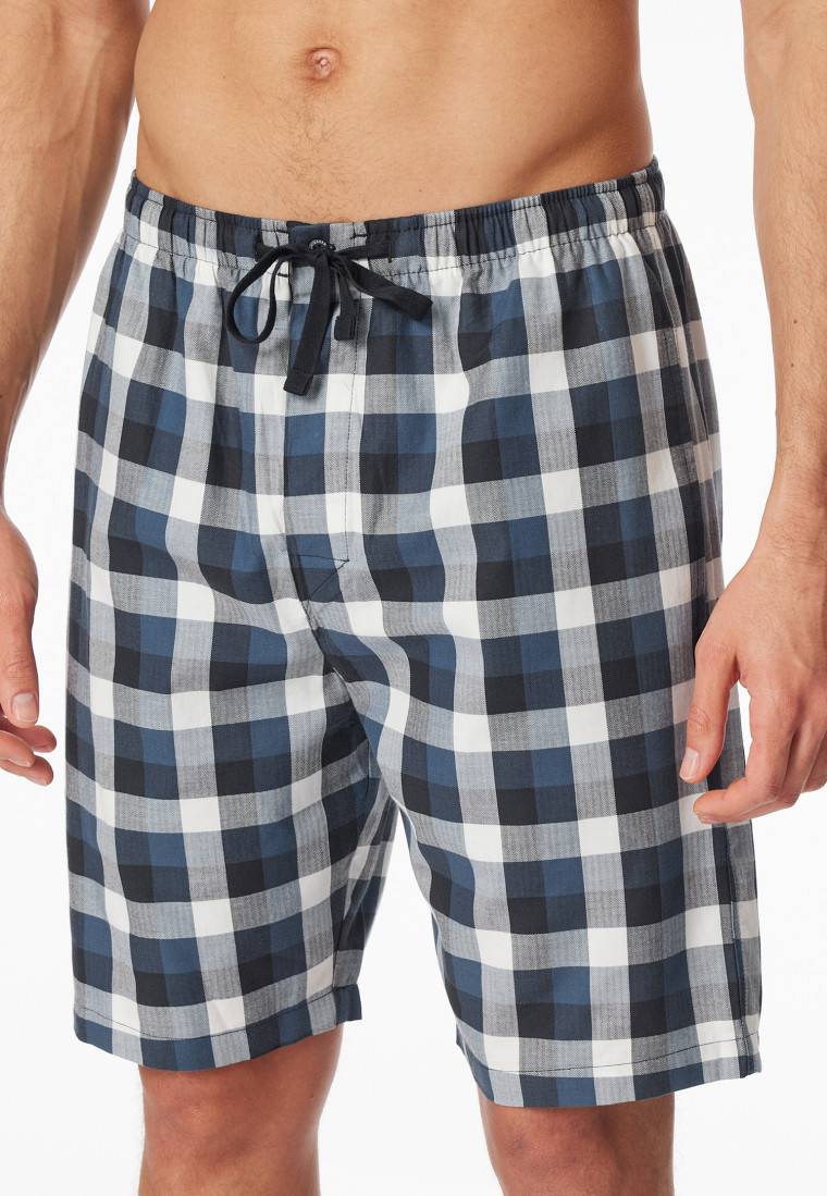 Schiesser Bermuda kurz Webware multicolor kariert - Mix+Relax Fabrikverkauf