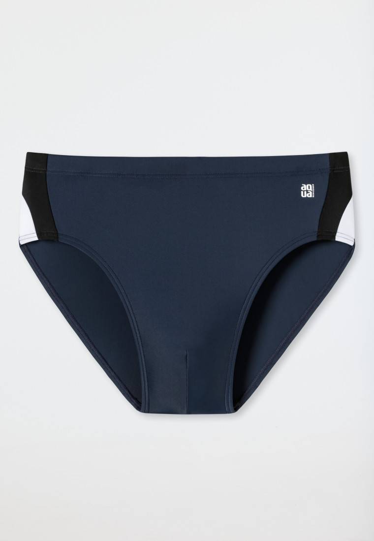 Schiesser Badehose Wirkware recycelt seitliche Streifen admiral - Nautical Active Versandkostenfrei