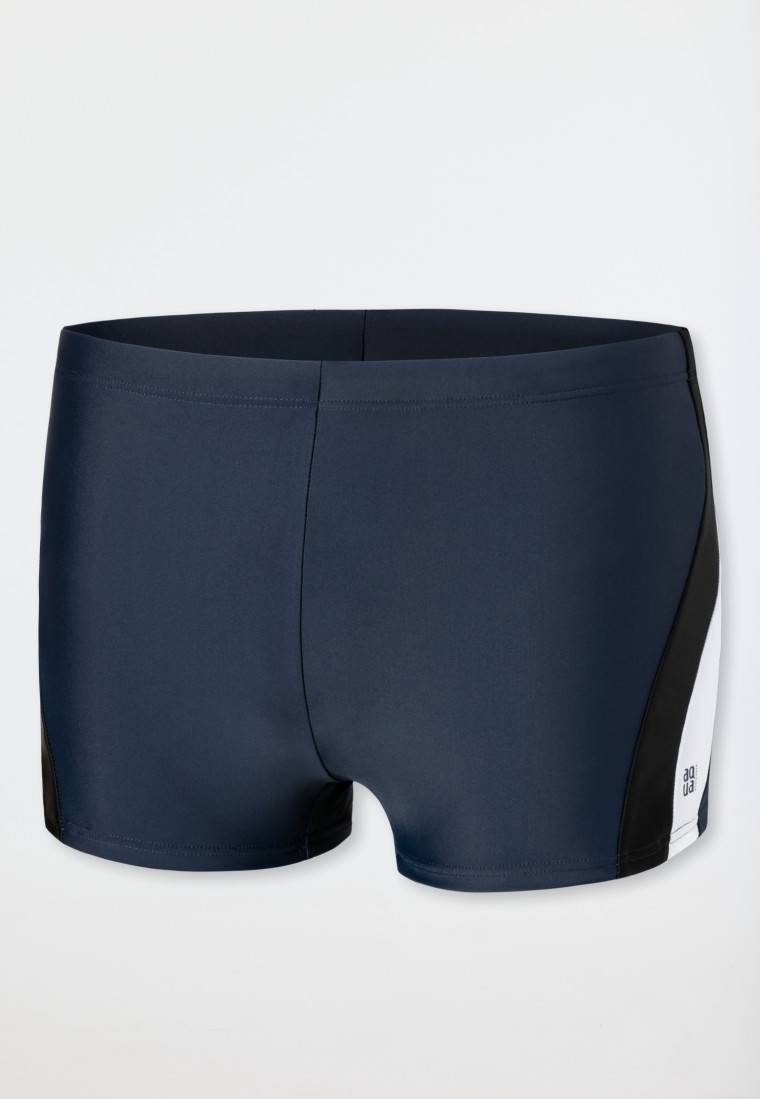 Schiesser Badehose Wirkware recycelt seitliche Streifen admiral - Nautical Active Flash Sale