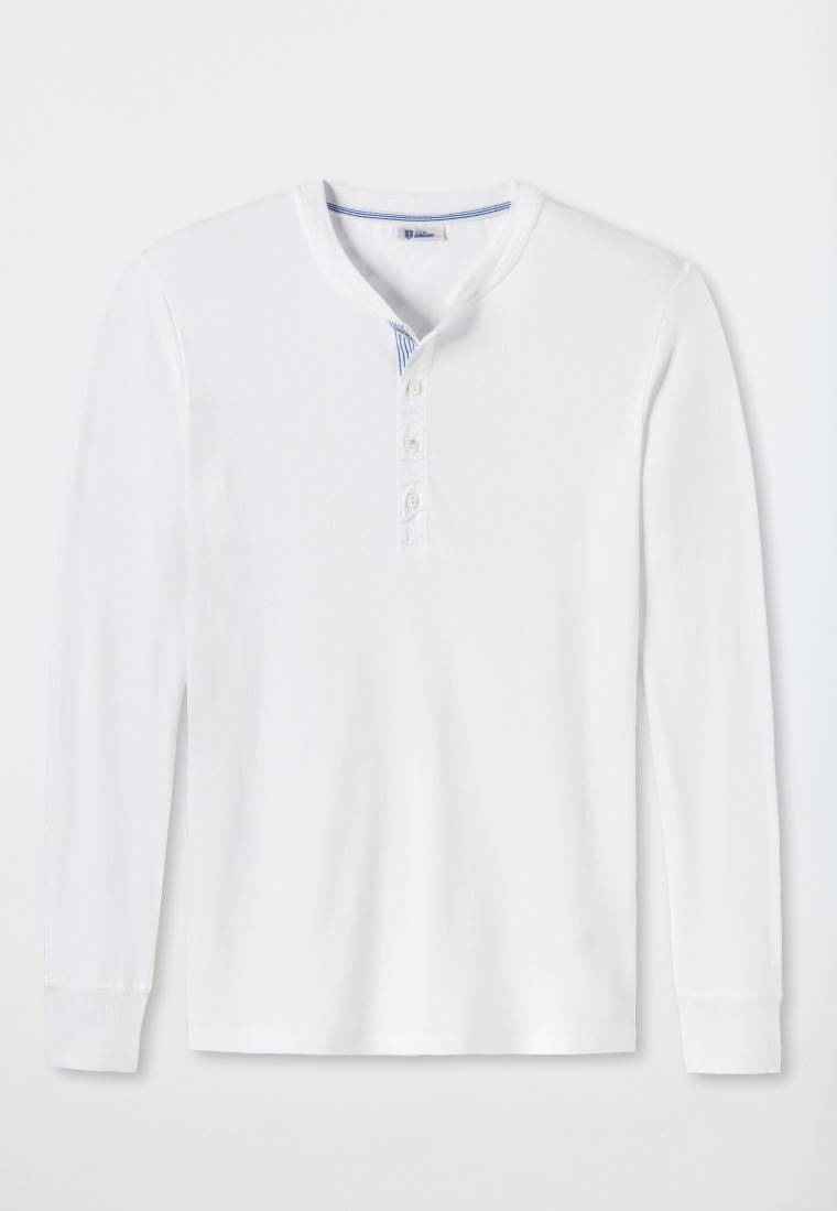 Schiesser Shirt langarm weiß - Revival Karl-Heinz Black Friday