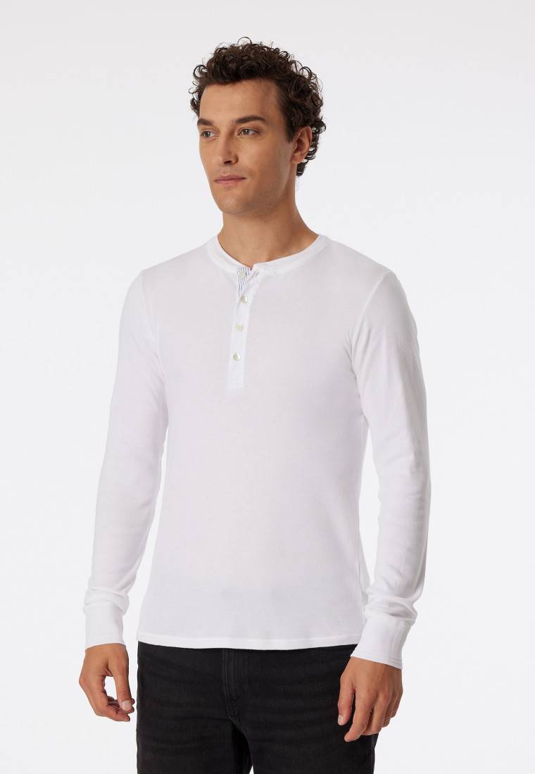 Schiesser Shirt langarm weiß - Revival Karl-Heinz Black Friday
