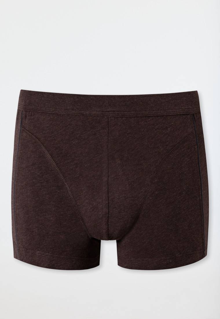 Schiesser Shorts braun-meliert - Comfort Fit Valentinstagsangebot