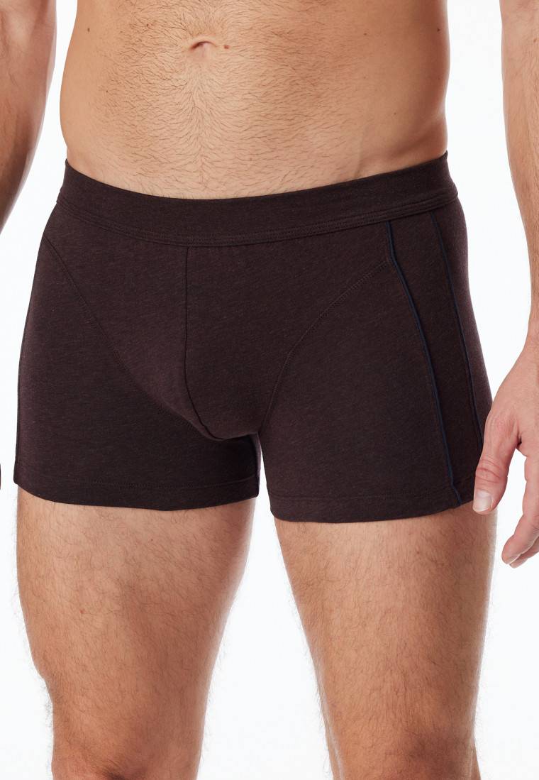 Schiesser Shorts braun-meliert - Comfort Fit Valentinstagsangebot
