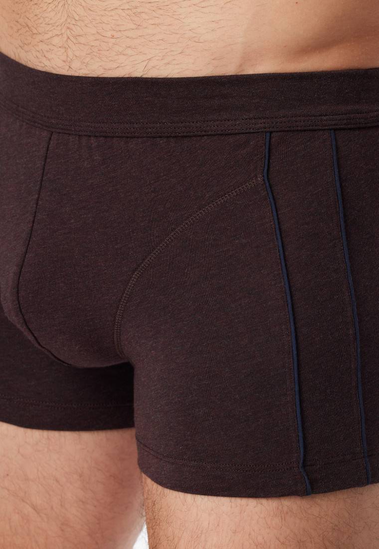 Schiesser Shorts braun-meliert - Comfort Fit Valentinstagsangebot