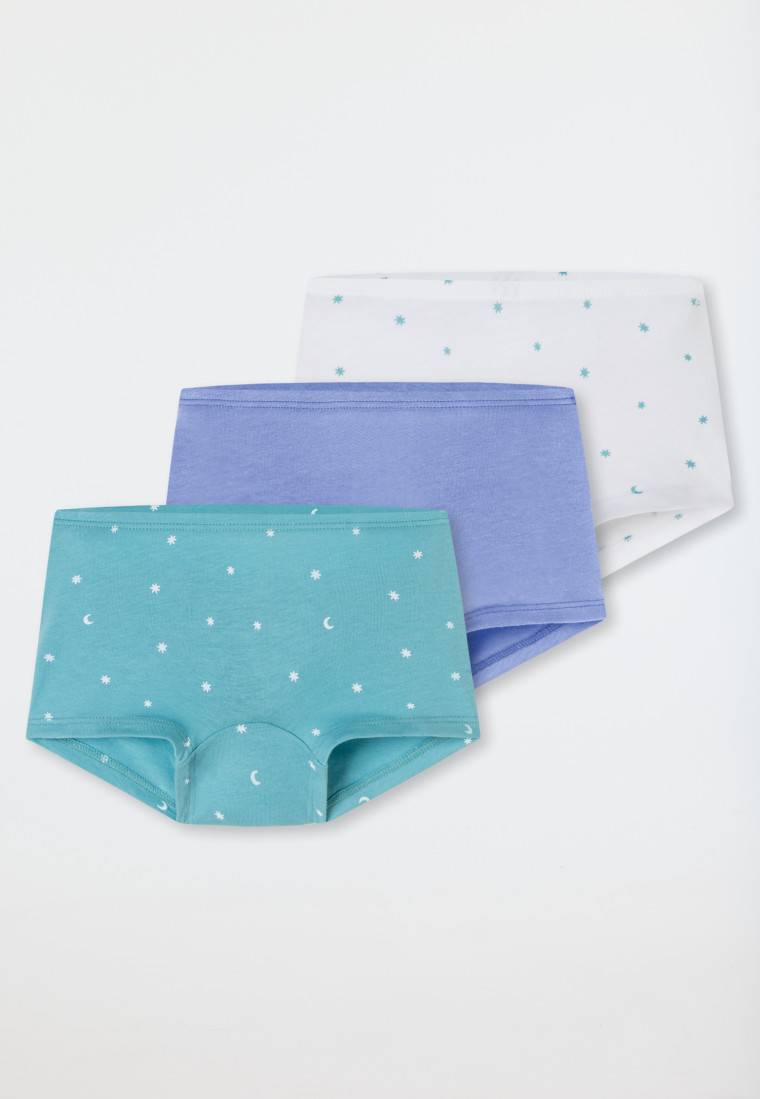Schiesser Shorts 3er-Pack Sterne Monde mehrfarbig - 95/5 Tägliche Deals