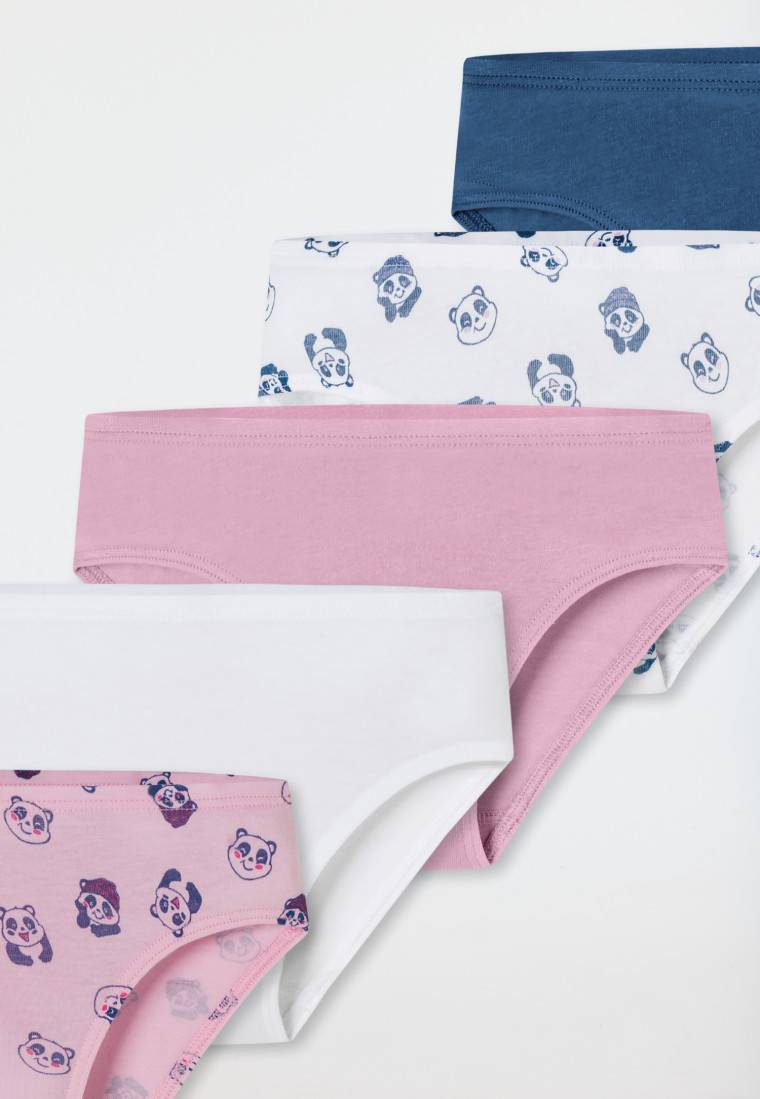 Schiesser Slips 5er-Pack Organic Cotton Softbund Pandas Ringel mehrfarbig - 95/5 Begrenzte Freigabe
