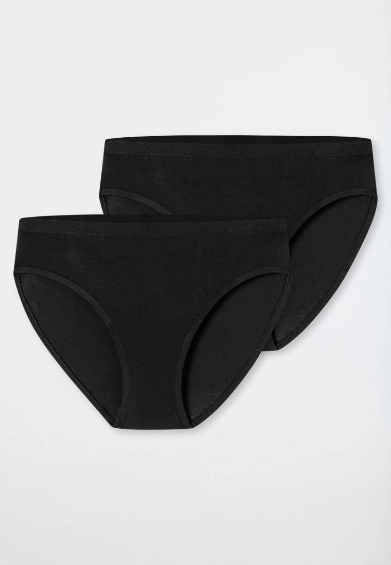 Schiesser Slips 2er-Pack schwarz - Fresh Vibe Bis zu 60% Rabatt