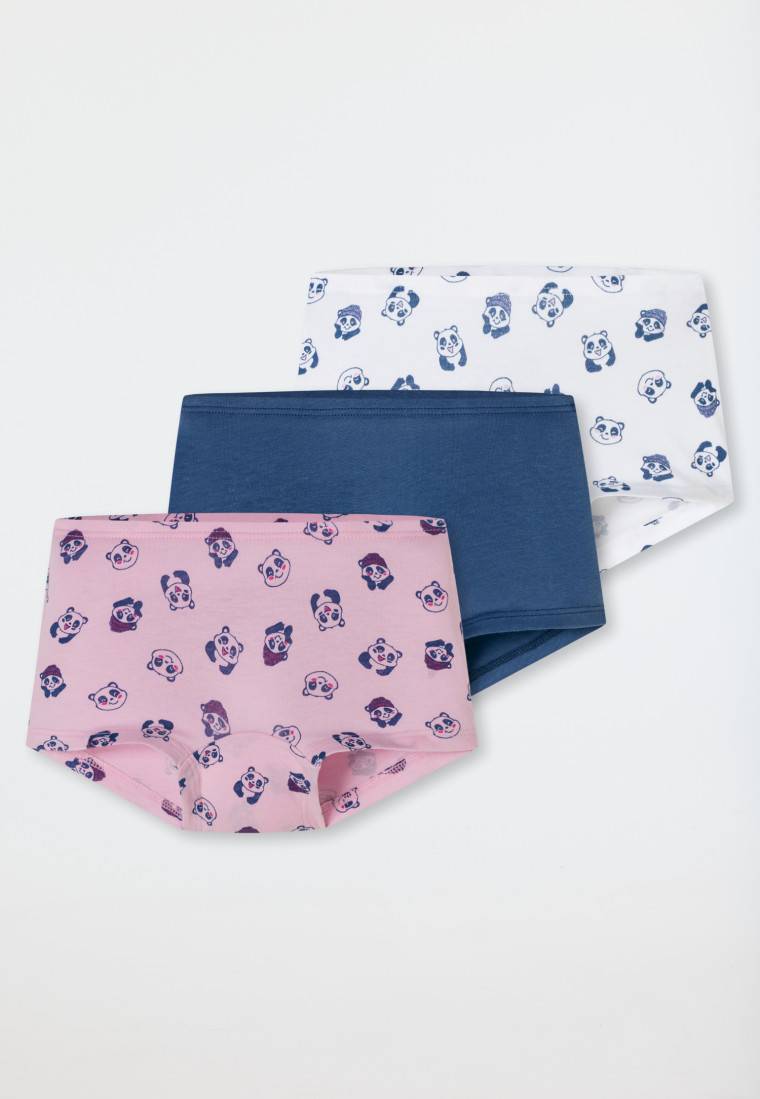 Schiesser Shorts 3er-Pack Pandas mehrfarbig - 95/5 Nur für heute