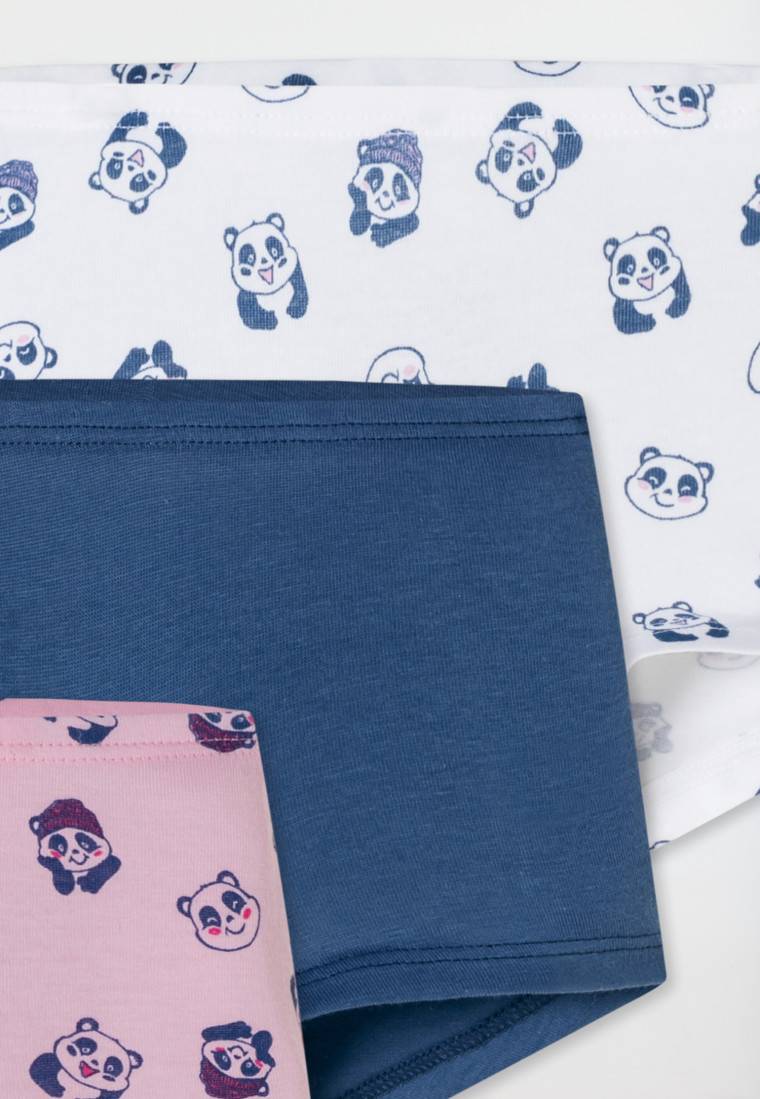 Schiesser Shorts 3er-Pack Pandas mehrfarbig - 95/5 Nur für heute