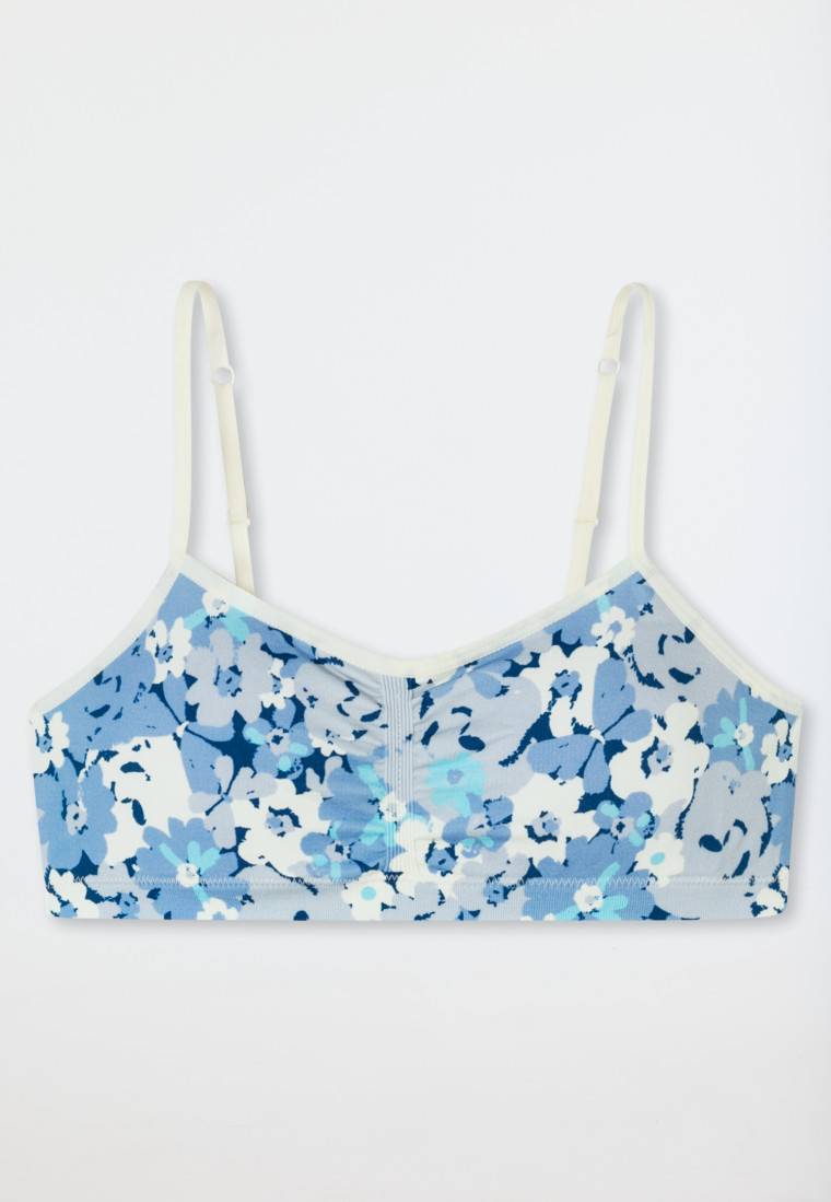 Schiesser Bustier Jersey Herzchen multicolor gemustert - Seamless Vierteljährliche Förderung