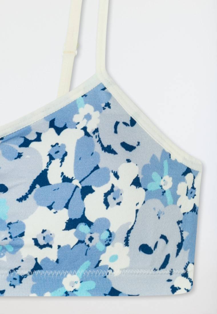 Schiesser Bustier Jersey Herzchen multicolor gemustert - Seamless Vierteljährliche Förderung