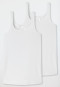 Schiesser Tops 2er-Pack Organic Cotton weiß - 95/5 Kostenloser Versand international