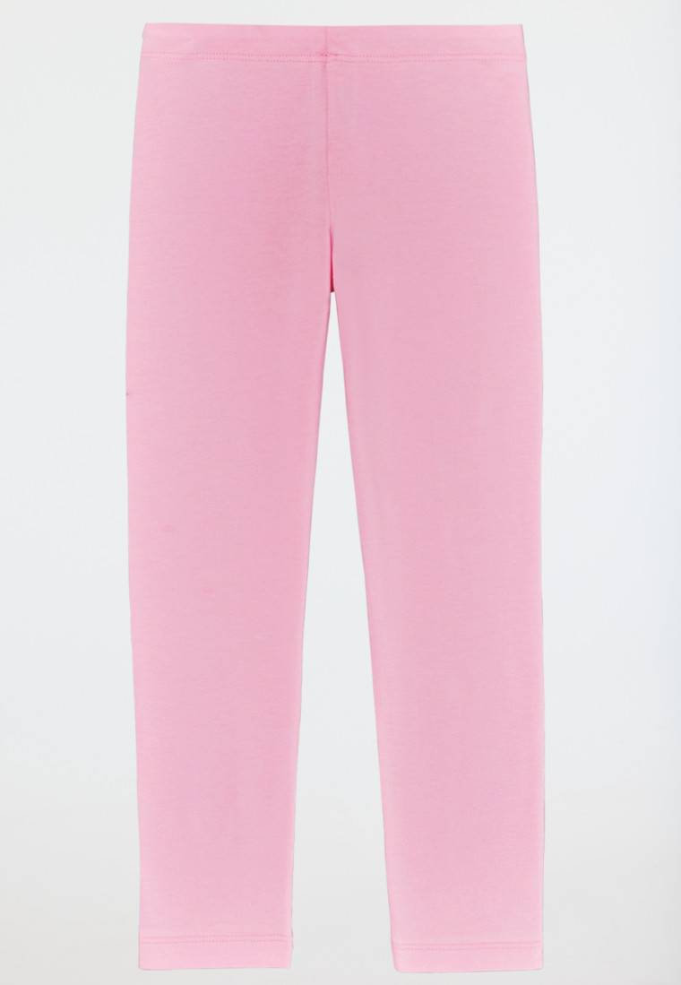 Schiesser Schlafanzug lang Organic Cotton Volant Leggings Herzen rosé - Girls World Großer Ausverkauf