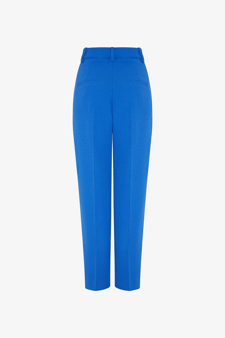 Sly 010 Hose mit Bundfalte aus Crêpe-Envers-Satin Neueste Mode