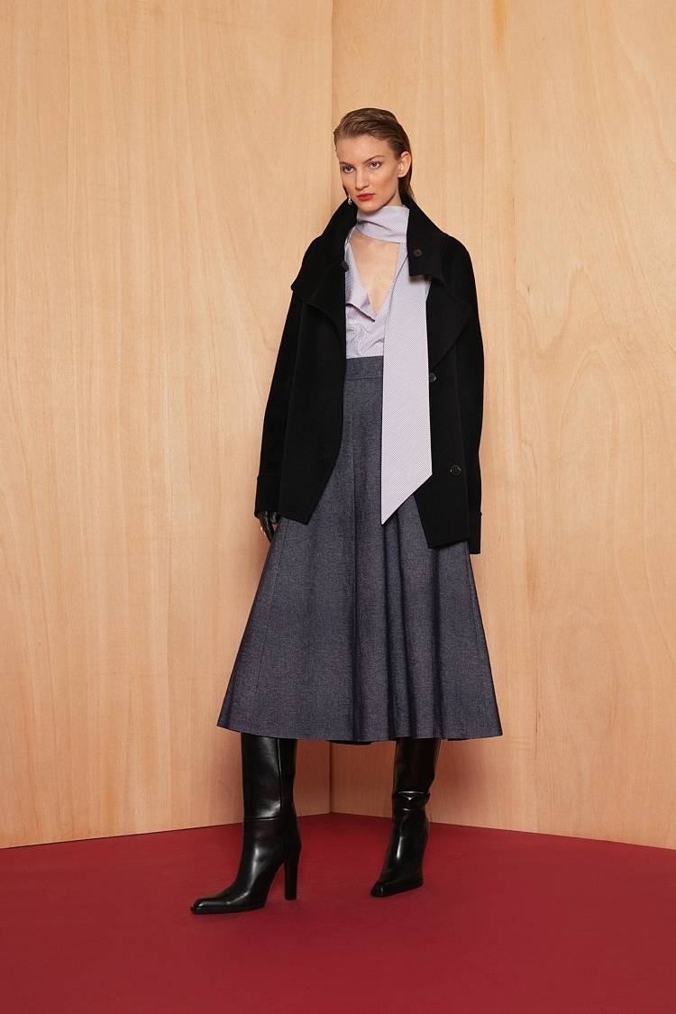 Sly 010 Gerade geschnittene Doubleface-Jacke mit Pattentaschen Kostenlose Rückgabe
