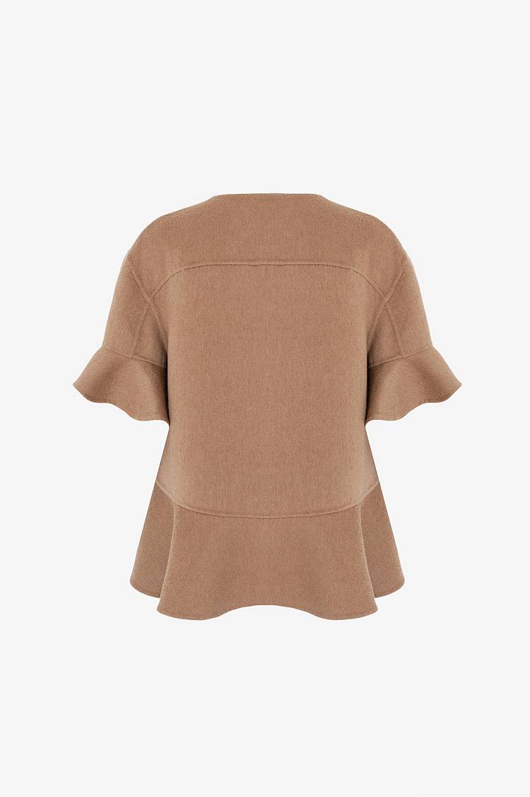 Sly 010 Feminine Jacke mit Volantärmeln aus Doubleface Letzte 2 Tage