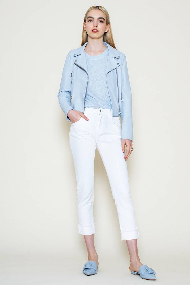 Sly 010 Lederjacke im Bikerstil Blitzverkäufe