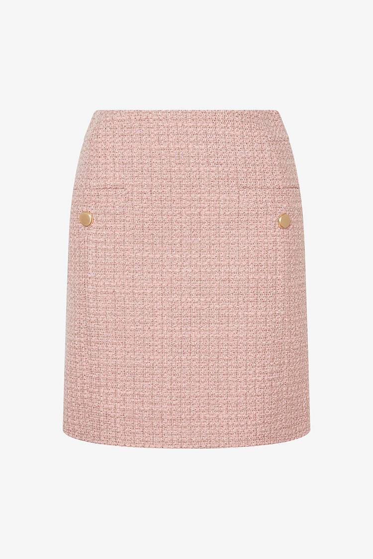Sly 010 Hoch taillierter Tweed-Minirock Weihnachtsangebot