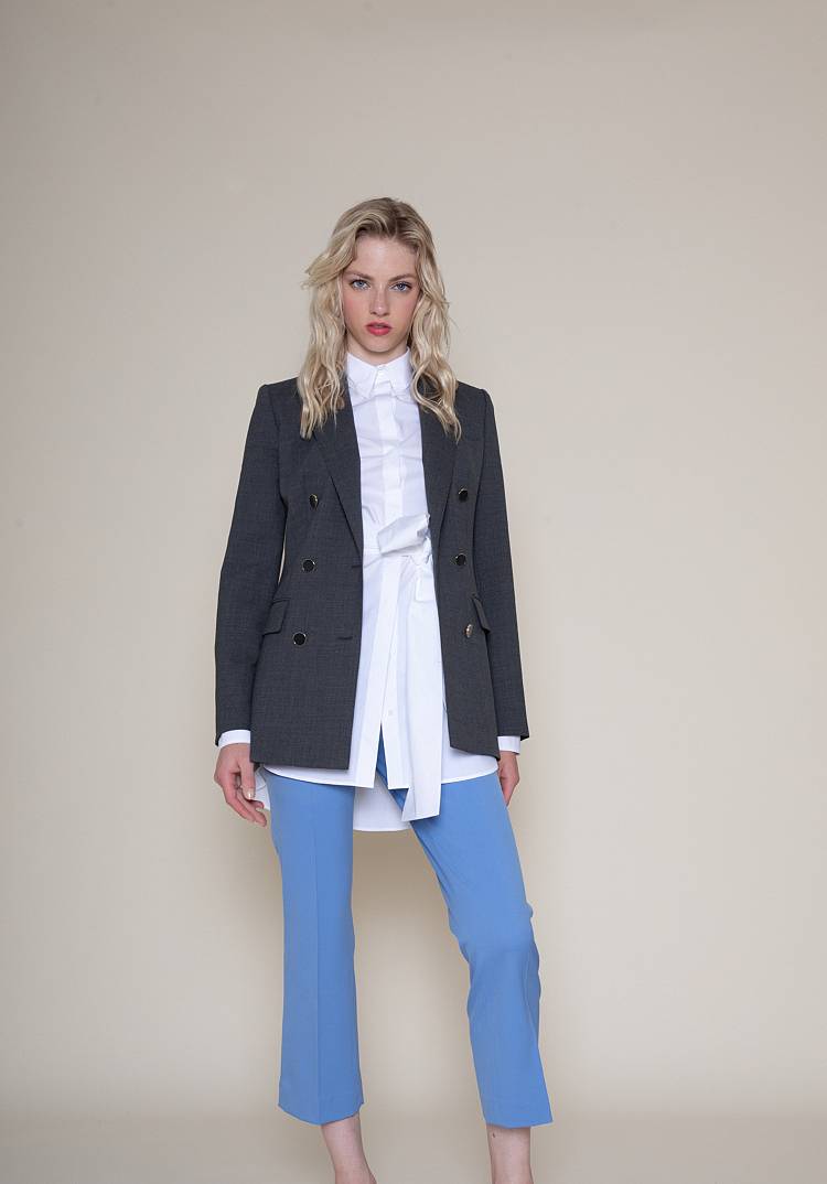 Sly 010 Klassisches Hosenmodell mit Bund Black Friday Preise