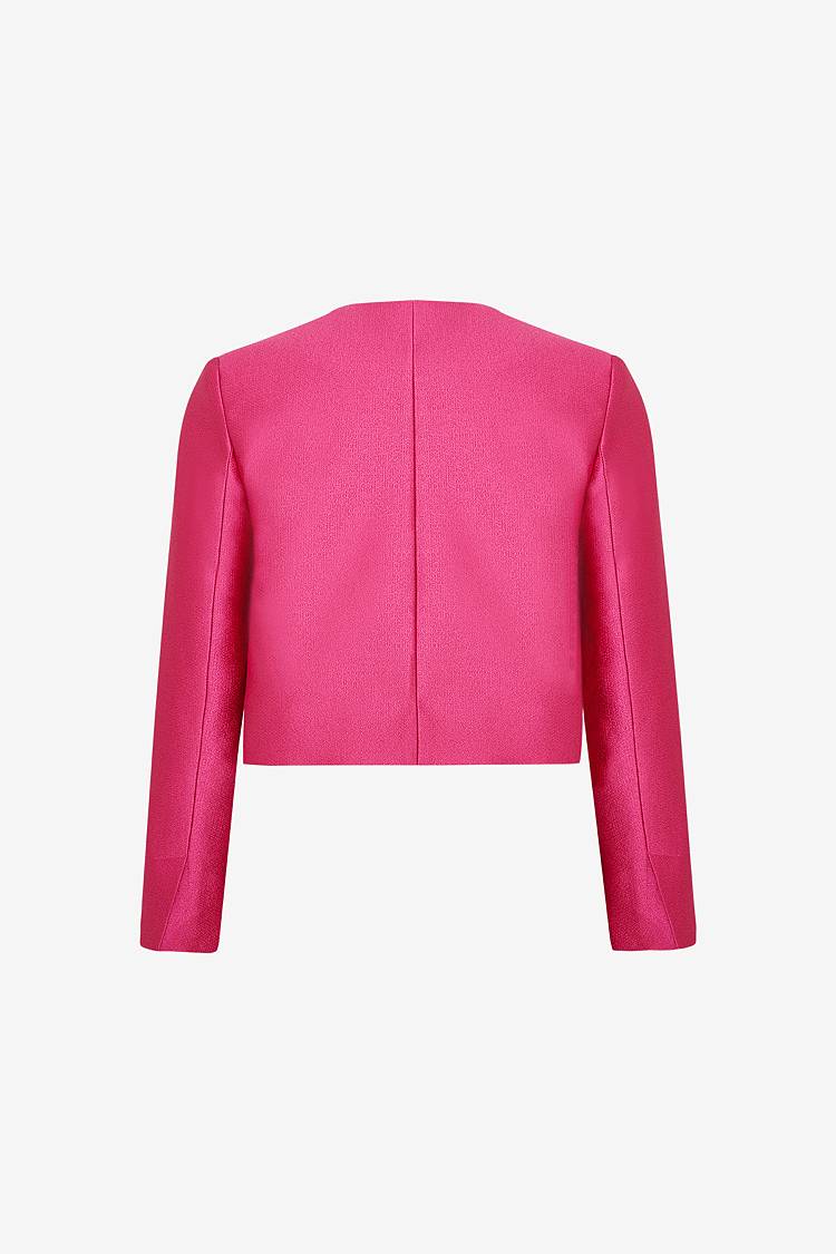 Sly 010 Kurze Jacke aus Taft Muttertagsangebot