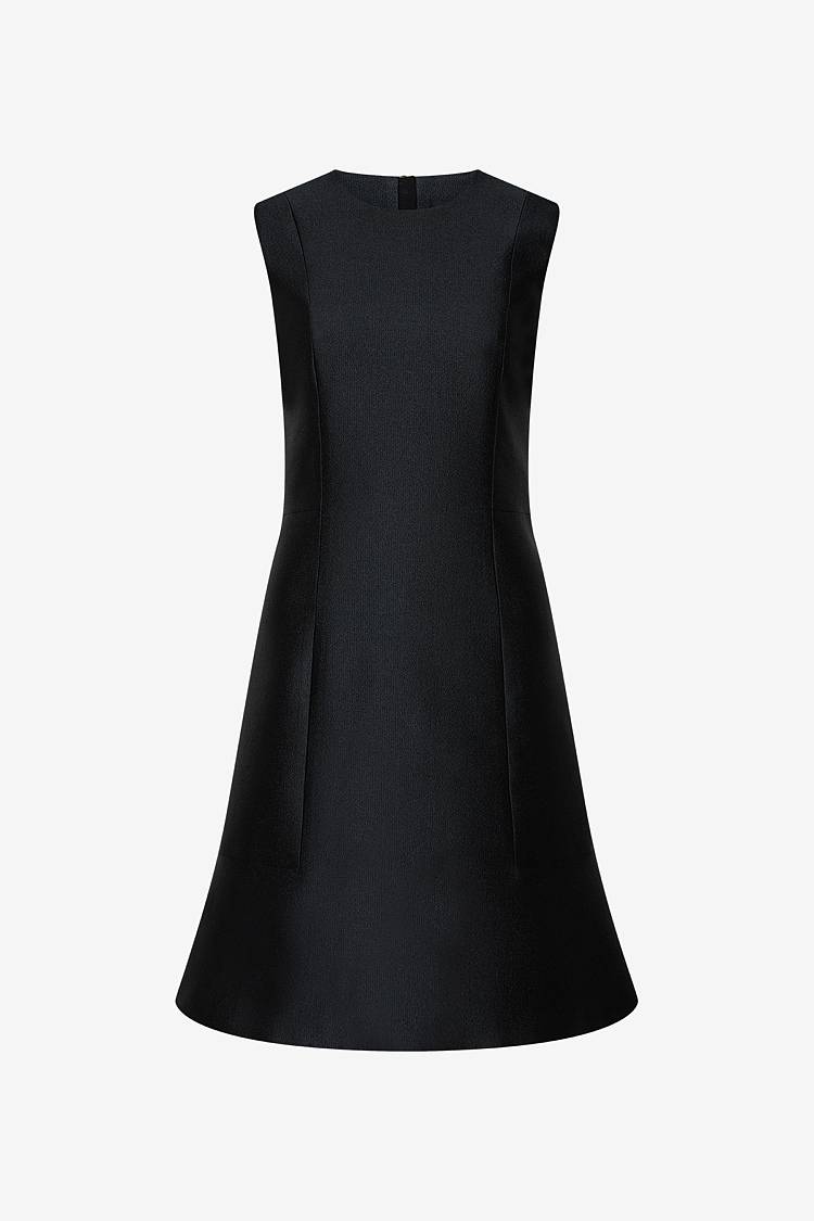 Sly 010 Ärmelloses tailliertes Kleid aus Taft Exklusive Angebote