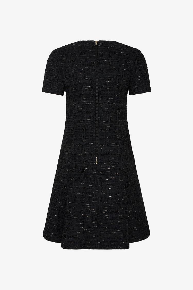 Sly 010 Kurzes Tweed-Kleid in A-Linie Limitierter Zeitrabatt