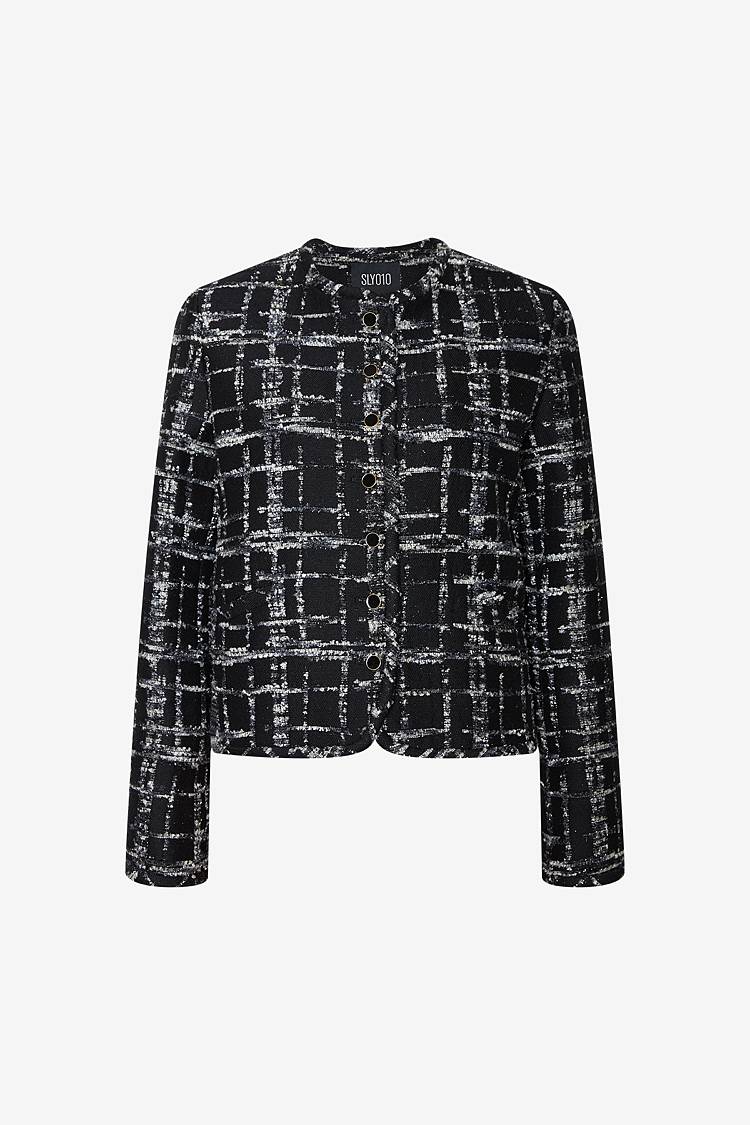 Sly 010 Kurze Tweed-Jacke Sonderangebot