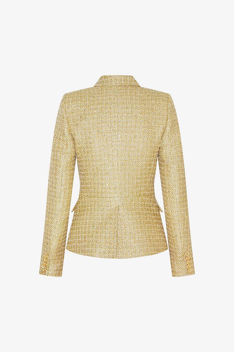 Sly 010 Double-breasted Blazer made from sparkling Tweed Riesige Ersparnisse