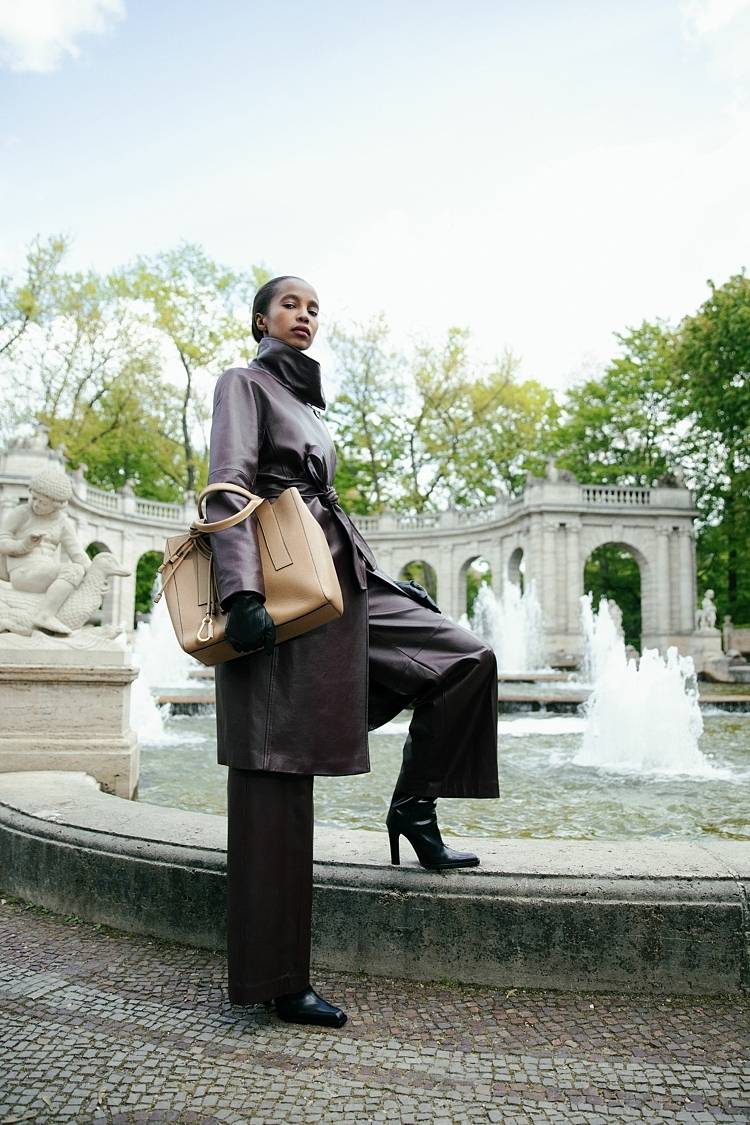 Sly 010 Elegante Marlene-Hose aus weichem Nappa-Leder Super Sparpreis