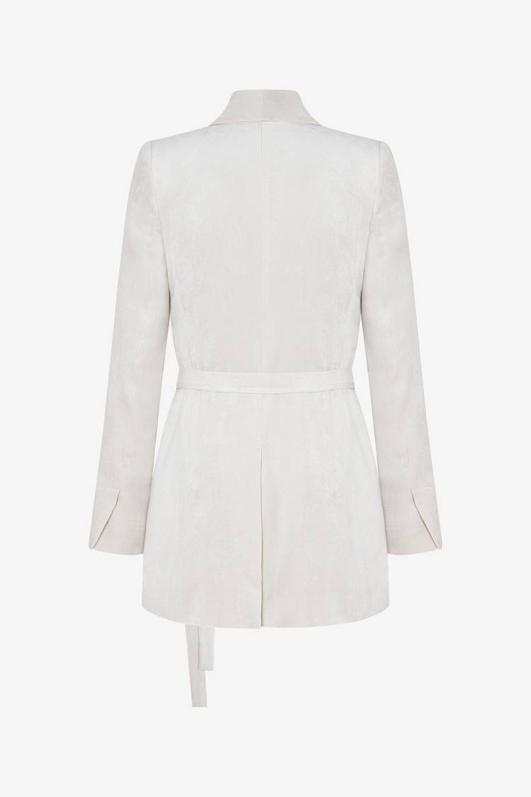 Sly 010 Wickelblazer mit Gürtel aus weichem Viskose-Cord Kostenlose Rückgabe