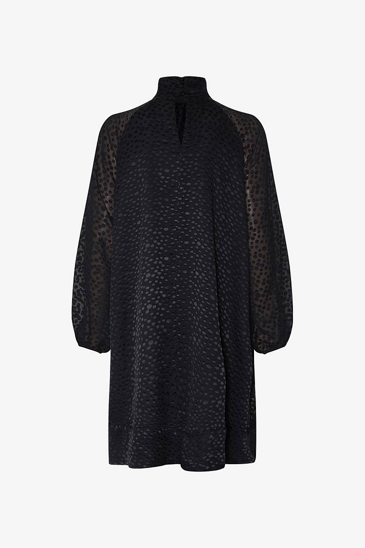 Sly 010 Polka Dot Kleid mit Stehkragen Outlet